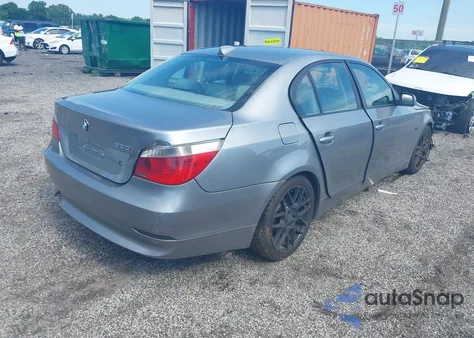2004 BMW 530I из США, поврежденный, VIN WBANA73544B062754